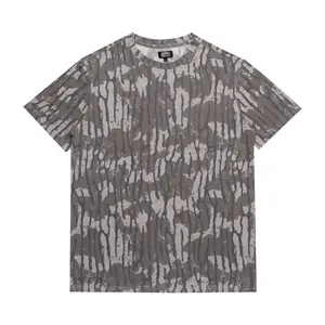 Riverbed Threads Short Sleeve Camo T-Shirt Lowland Color Casual Wear