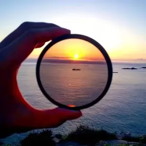 Rotatable Polarizing Filter Lens for Phone, 2 Inch Large Diameter, Ideal for Mobile Devices, Camera Accessory