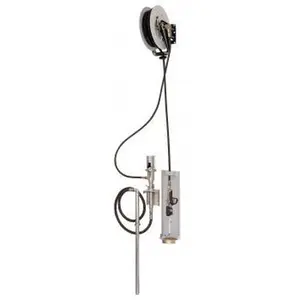 Liquidynamics 20001-S8 3:1 Wall Mount Drum Kit w/ 30’ Reel, Electronic Digital Meter & Drip Tray
