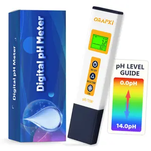 ORAPXI pH Meter Digital pH Tester for Water, Accurate pH Test Kit for Pool, Spa, Hydroponics,Hot Tub, Indoor Plants, Drinking Water, Wine Beer Home Brewing, Aquarium