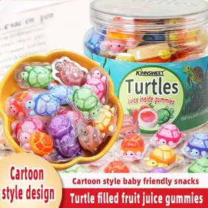 Turtle Shaped Juice Filled Gummies, Cute Ocean Animal Gummy CandyCute Colorful Chewy Gummy Candy for Kids, Birthday Parties, Candy Buffet, Party Favors, Treat Bags & Holiday Gifts