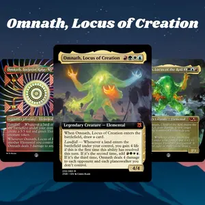 Proxy 100+ Card Strategy Deck Upping the Average Omnath Locus of Creation Theme Complete Fantasy Build Ready to Play Deck Perfect Gift for Card Players and Collectors
