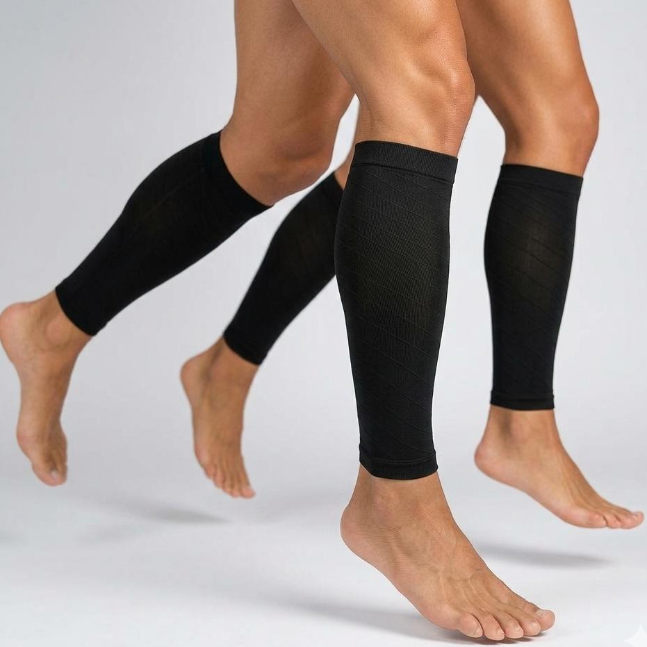 Unisex Mid Calf Leg Compression Sleeves (3-Pair) - Soft, Breathable, High Elasticity, Non-Slip Leg Protector for Softball, Lifestyle Use, 99-220lbs Flexible Fit, Running Support, Shin Splints Relief, Sports Sleeve,sohochic