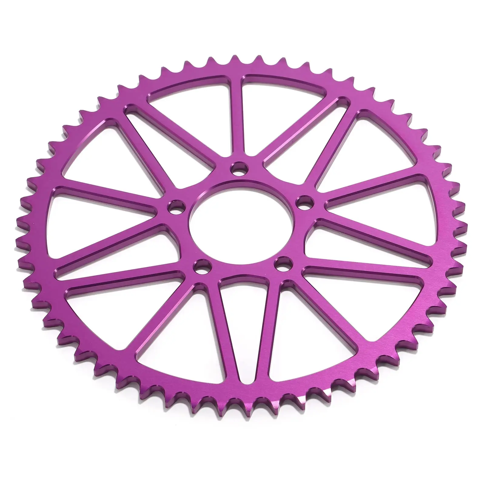 7075 T6 Aluminum Alloy Anodized 54T Rear Bike Sprocket - New Never Mounted Tooth Plate, Motorcycle Exterior Accessories for Surron Light Bee LB X, Segway X160 X260