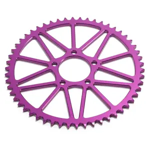 54T Rear Sprocket Wheel Decoration for Surron Light Bee LB X 54T Tooth Plate for Segway X160 X260 Motorcycle Accessories
