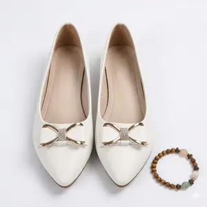 Zero Blisters! Soft Pointed Toe Dress Flats | Elegant Slip-On Shoes for Spring Events