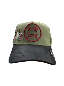 JC HATS NETON VEGA GREEN SNAPBACK HAT COLLAB FULL SET JCNETON GREEN