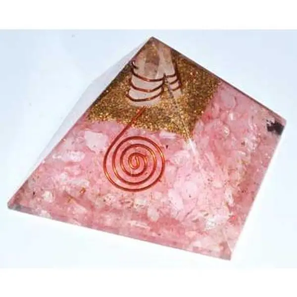 Orgone Rose Quartz Pyramid
