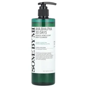 SOME BY MI AHA. BHA. PHA 30 Days Miracle Acne Clear Body Cleanser, 14.10 oz (400 g)