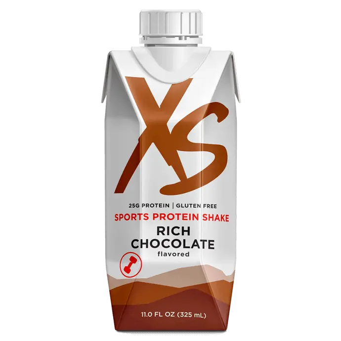 Amway XS Sports Protein Shakes – Rich Chocolate | Ready-to-Drink Protein Shake | 25g Protein | 12 Pack