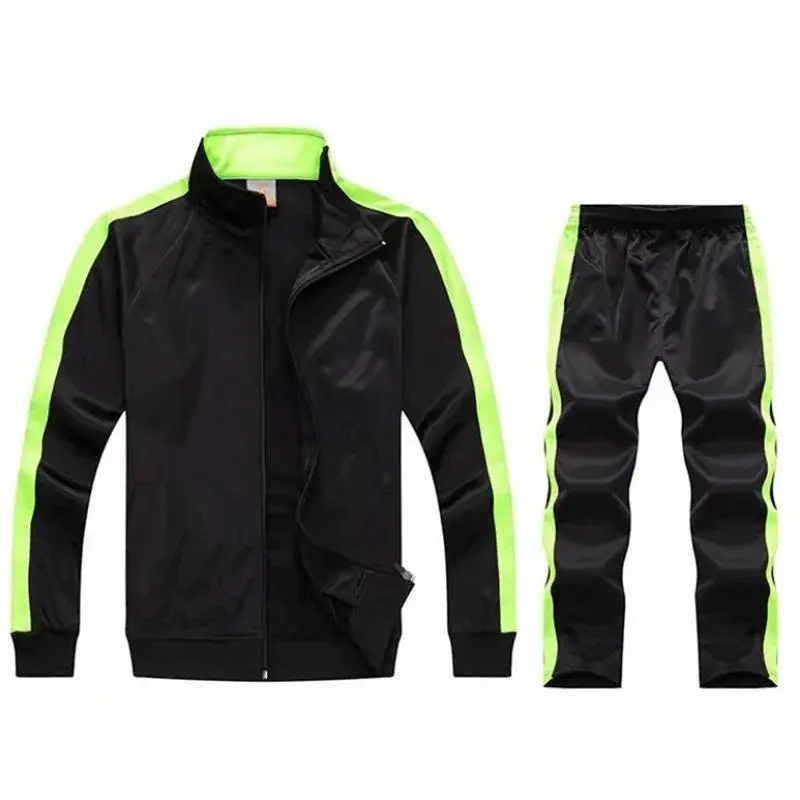 2Pcs Set Men's Sweatsuit Sportswear Tracksuit Men Jacket and Pants Sets Training Suit Autumn Winter Spring Sporting Track Suit 2Pcs Set Men's Sweatsuit Sportswear Tracksuit Men Jacket and Pants Sets Training Suit Autumn Winter Spring Sporting Track Suit