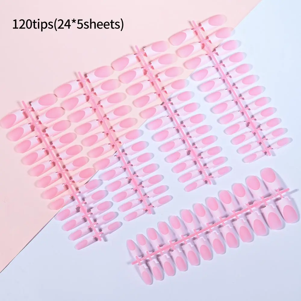 150/120/100Pcs White Edge French Fake Nails Wearable Long Ballet False Nails Nude Pink Full Cover Acrylic Press on Nails 150/120/100Pcs White Edge French Fake Nails Wearable Long Ballet False Nails Nude Pink Full Cover Acrylic Press on Nails