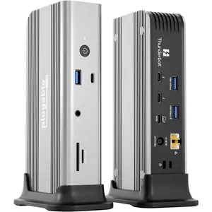 Plugable TBT-UDT3 11-in-1 Thunderbolt 5 Docking Station with 140W Power Delivery