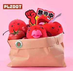 PLZDOT "5-Star Citizen" Interactive Plush Blind Box - Light-Up, Face-Changing Tomato Mystery Toy - Detachable, Stretchable Sassy Plushie for Desk Decor, Gifting,summerwins