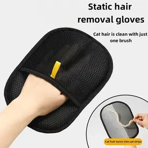 Reusable Pet Hair Remover Glove, 1pc Pet HairRemoving Glove Tool, Pet Grooming Glove, Dog &Cat Grooming Supplies, Pet Supplies