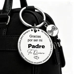 Engraved Stainless Steel Keychain for Dad Meaningful Father's Day Gift from Daughter & Son 2026 summerwins