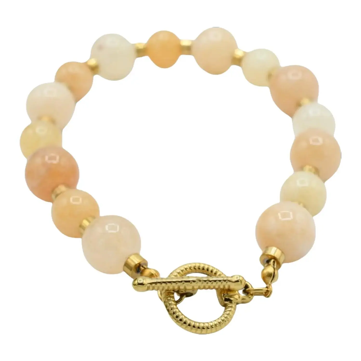 Cream Natural Quartz Bracelet