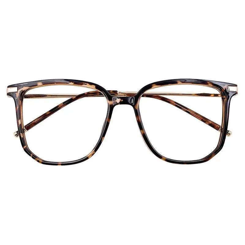 Korean Style Myopia Glasses New Trendy Square Frame Anti Blue Light Near Sight Eyewear for Women Men Minus Sight Glasses +2.0
