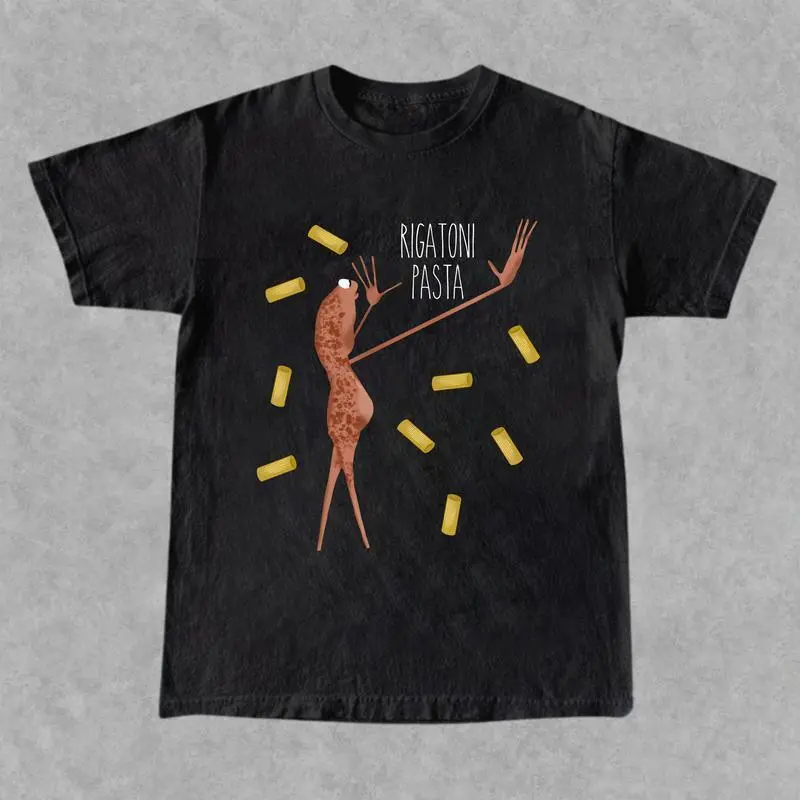 Marcus the Worm Rigatoni Pasta Tee, VRChat T-Shirt, Funny Graphic Tee, Funny Shirt, Casual Shirt, Menswear, Womenswear, Full Size, Full Color shirts men graphic tee