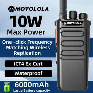 MT-170 UHF analog explosion-proof walkie talkie equipped with large capacity battery, long battery life and long-distance communication, suitable for outdoor camping, hiking, exploration, construction sites, natural gas, oil fields, coal mines, industrial