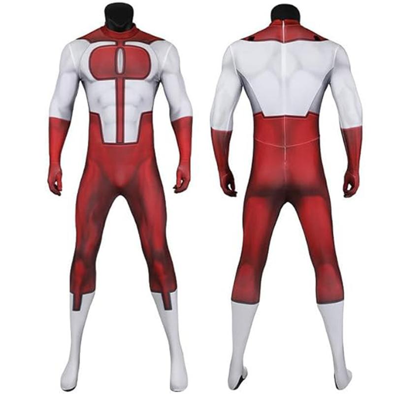 Mortal Kombat Cosplay Costume for Men, Nolan Grayson Jumpsuit, Halloween Role Play, Tight-Fitting One-Piece Suit