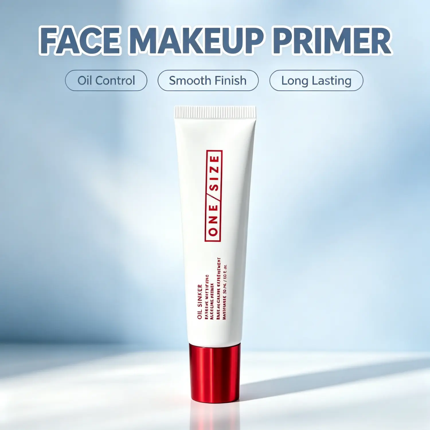 ONE/SIZE Makeup Base Primer, Oil‑Sucker Extreme Mattifying Primer. Long‑Lasting Alkaline Formula, Shine Control Face Primer, Minimize Pores for Smooth Flawless Makeup & All-Day Wear