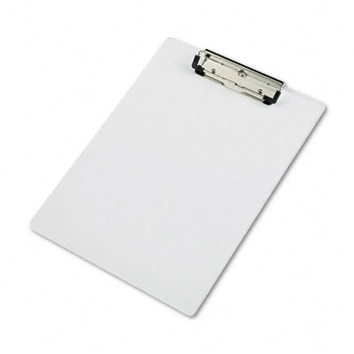 Saunders 21565 Acrylic Clipboard 1/2'' Capacity Holds 8-1/2w x 12h Clear