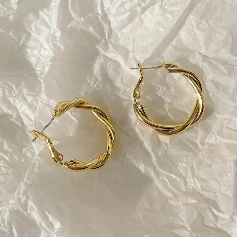 [springtok] twist earrings twist earrings pair of earrings for women