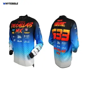 Customized name number team custom moto bmx enduro motocross Jersey mtb downhill jersey cycling mountain motorcycle bike DH  BICYCLE  jersey