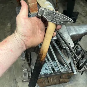 3lb engraved cross peen hammer