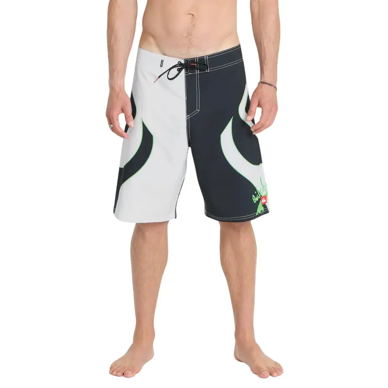 Quiksilver | Young Guns Intercepter 21" Boardshorts | Men's SURFSILK Performance Fabric Recycled Materials | Surf & Swim & Beach Days