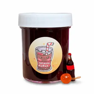 Cherry Soda Slime – Clear Glossy Cherry Cola Scented ASMR Slime with Charms
