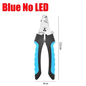 Professional Pet Nail Clipper Scissors with LED Light Cat Dog Nail Clipper Tool Scissors Nail Toeclaw Cutter Scissors Pet Supply NONE