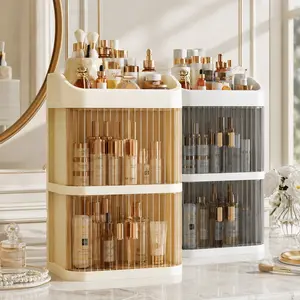 New Large-Capacity Drawer Makeup Box, Desktop Vanity Cosmetics & Sundries Storage Cabinet