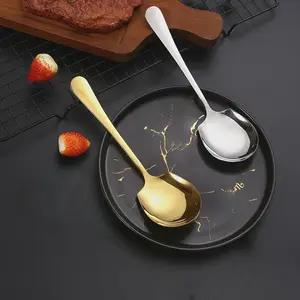 Food Grade Stainless Steel Cutlery Set, 3-Piece Serving Spoons, Durable, Dishwasher Safe, Ideal for Parties, Restaurants, Kitchens