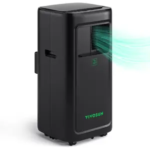 VIVOSUN AeroLush C08 Smart Air Conditioner, 8000BTU, 4-in-1 Function, with Temperature & Humidity Sensor Probe, Smart Remote Control, Designed for Growing Environments