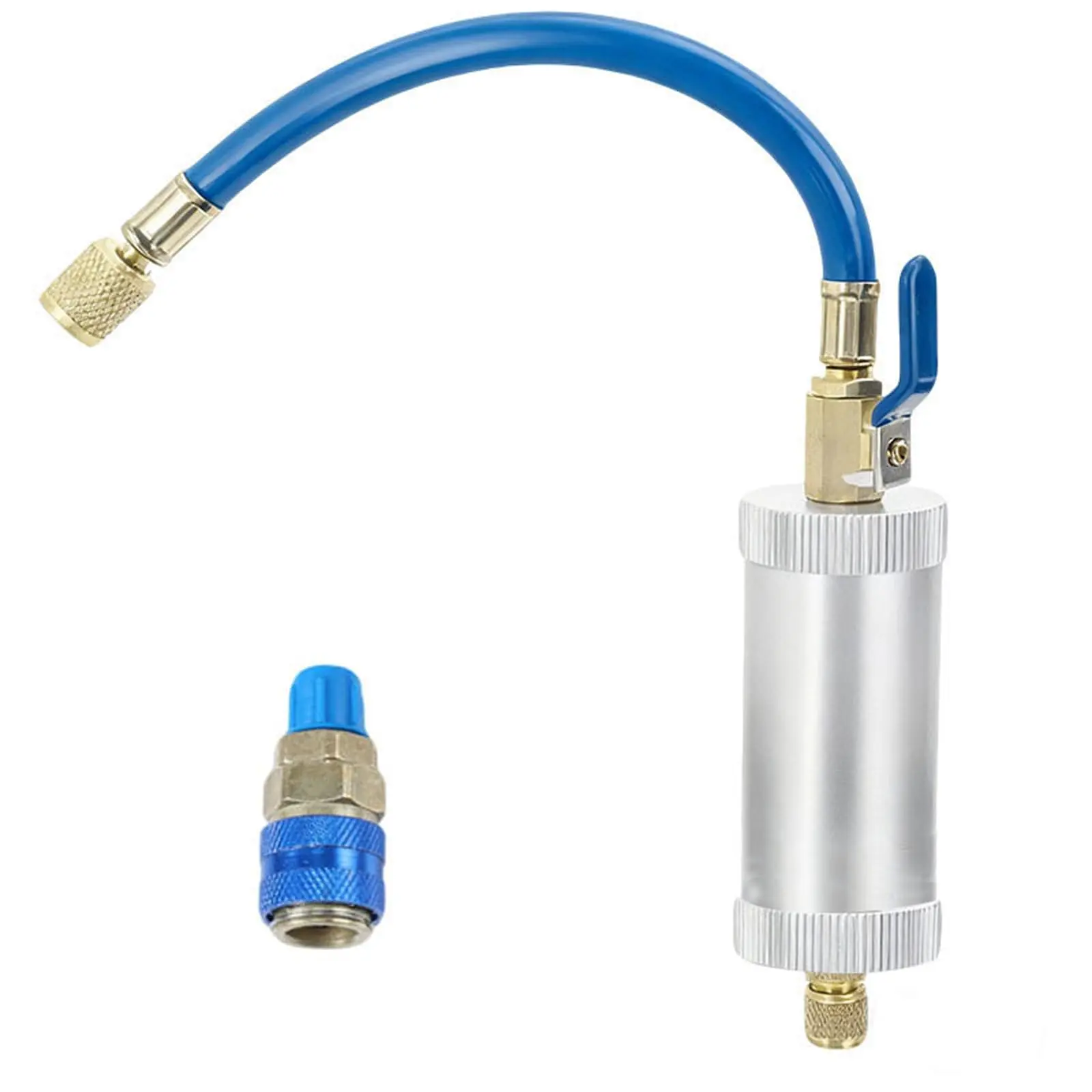 Pressure a C Oil Injectors with 2oz Refillable Tanks 1/4 Thread for R134A & R 12 Systems a C Oil Injectors