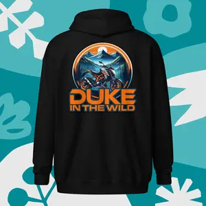 Duke in the Wild Zip Up Adventure Hoodie