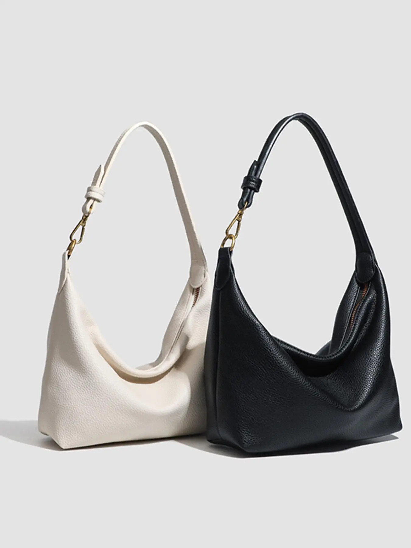 Women's Solid Color Shoulder Bag, Fashionable Large Capacity Crossbody Bag for Daily Used, Casual Trendy Versatile High-quality Daily Commuting Bag