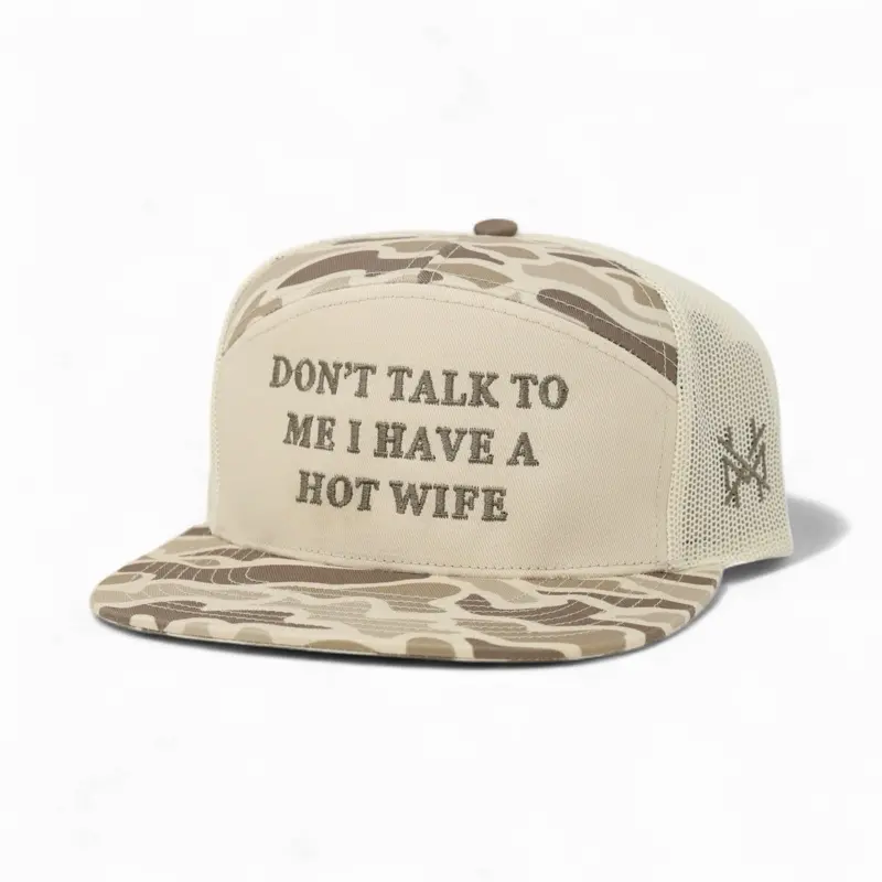7 Panel Top Field Camo/Field Camo Bill