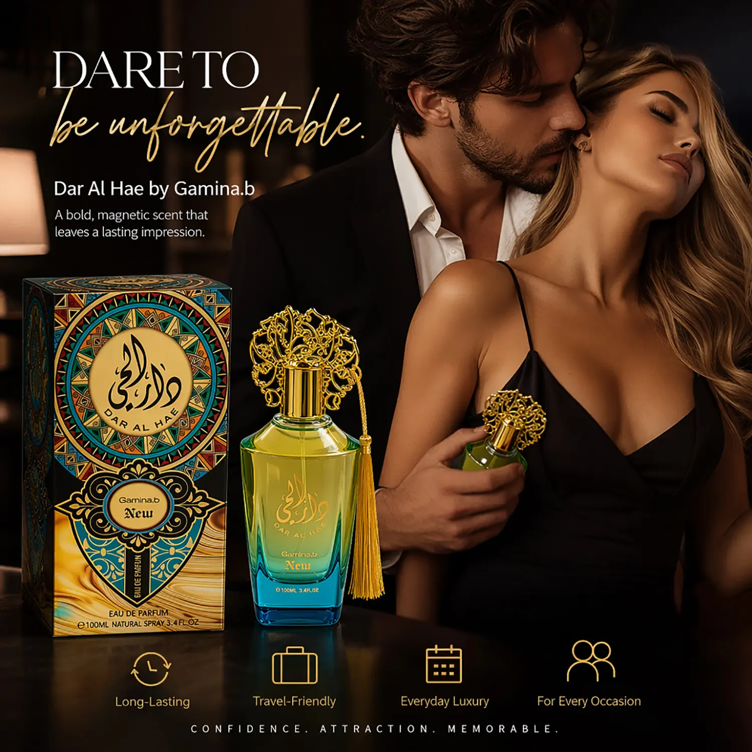 Men's Pheromone Cologne, lasting floral fruity woody scent. Pheromones make her crave you, keep her captivated, share a passionate night. Perfect for Valentine's Day, Christmas & Anniversary.100ML/3.4FL.OZ. Men's Perfume. Men's Fragrance