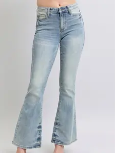 Aubrey Mid Rise Judy Blue Flare Jean