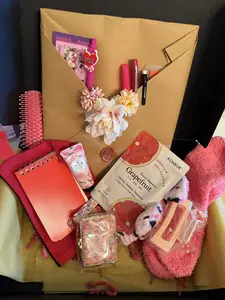 Her Box Gift "The OG" - Perfect Gift for Women with Bookish Items & Beauty Products Like Pencils Pens Journals Facemasks Hair Clips Lotion