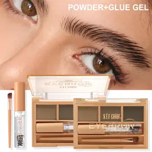 Multifunctional Eyebrow Palette, Comprehensive Makeup Tool, Versatile Brow Enhancer, Perfect for Daily Use, Professional & Amateur Cosmetics