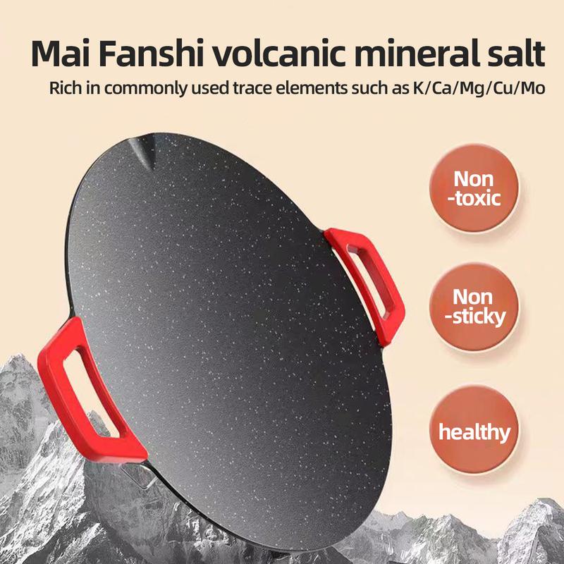 Portable Electric Korean BBQ Grill Pan Smokeless Non-stick Temperature-adjustable Ideal for Grilling Meat Pancakes Vegetables at Home or Outdoors Essential Tool for Indoor Outdoor Barbecues in Autumn and Winter