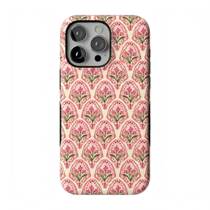 Casely iPhone 15 Pro Case | Jenna Palek x Casely | Tulip Tapestry | Bold Protective Design | Compatible with MagSafe