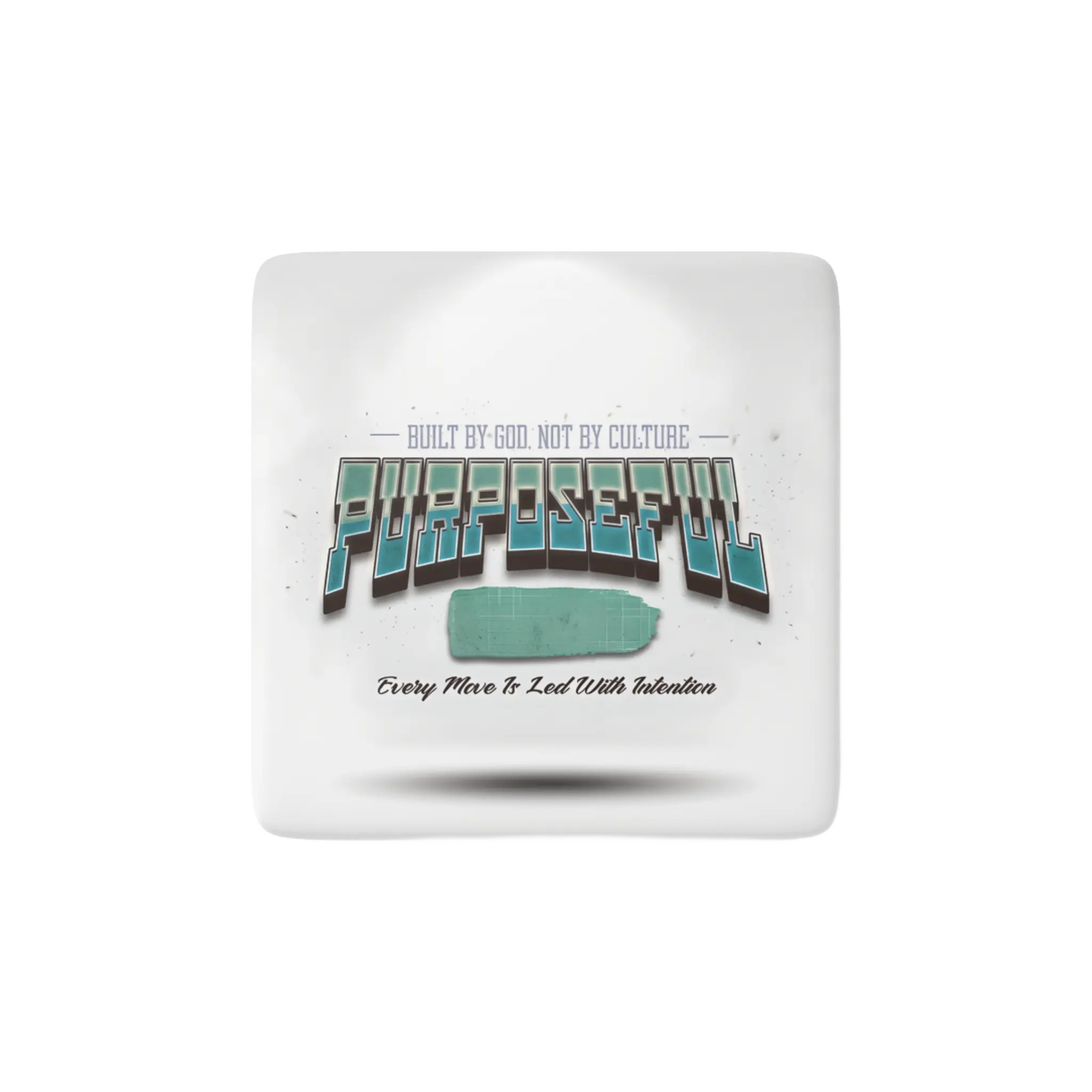BUILT BY GOD Reminder Tile