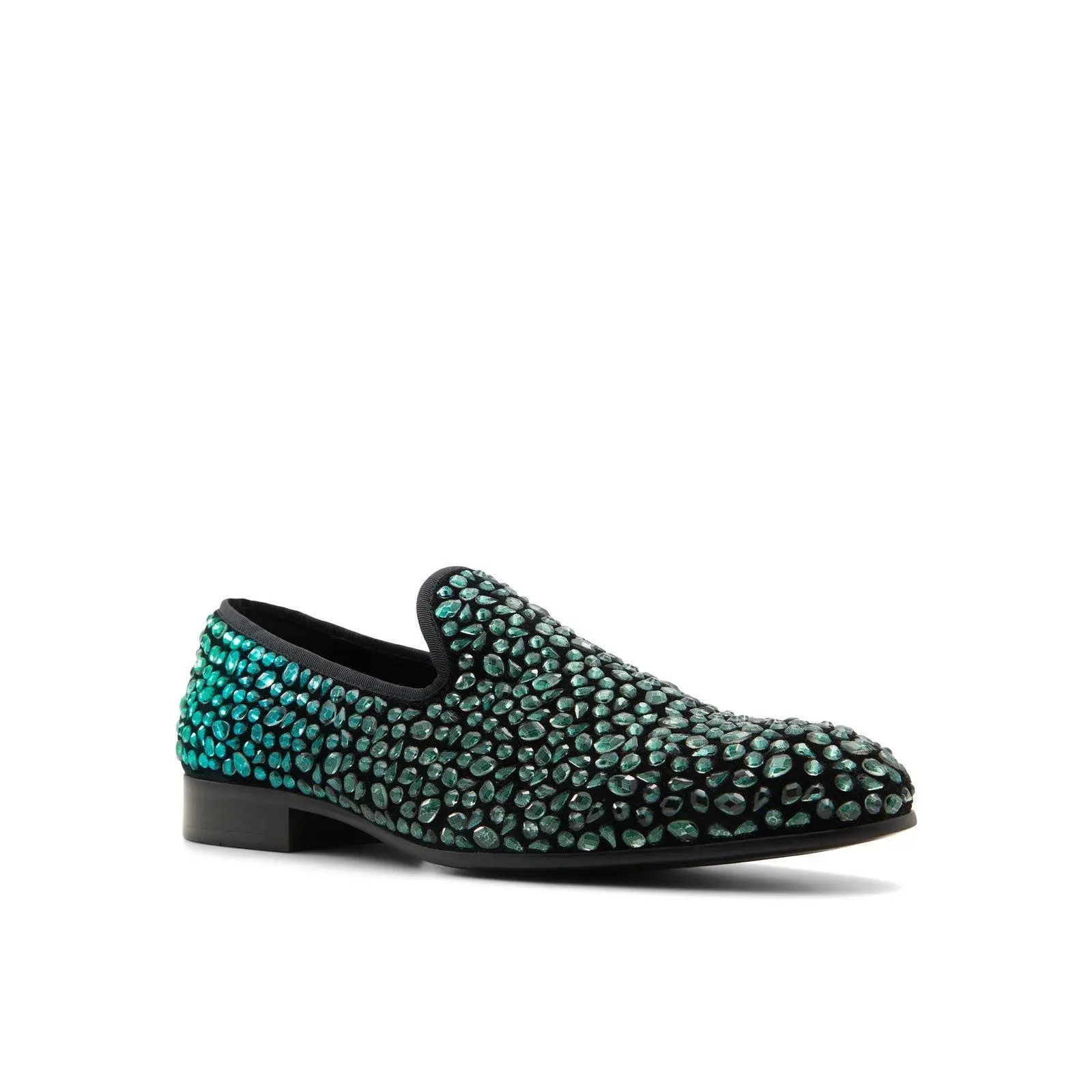 Aldo Black Camo Loafers Black and Gold Camo Smoking Loafer main image 2