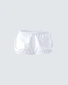 Verity White Poplin Bloomer