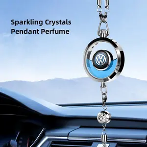 1Pcs Car Perfume Pendant Air Freshener Hanging Perfume Diffuser For Volkswagen ID Golf Touareg Passat CC Polo Arteon Jetta Atlas Variant Taos Amarok Tiguan up! Nivus Taigo Caddy Sharan Beetle Touran Scirocco GTI Transporter Caravelle Crafter